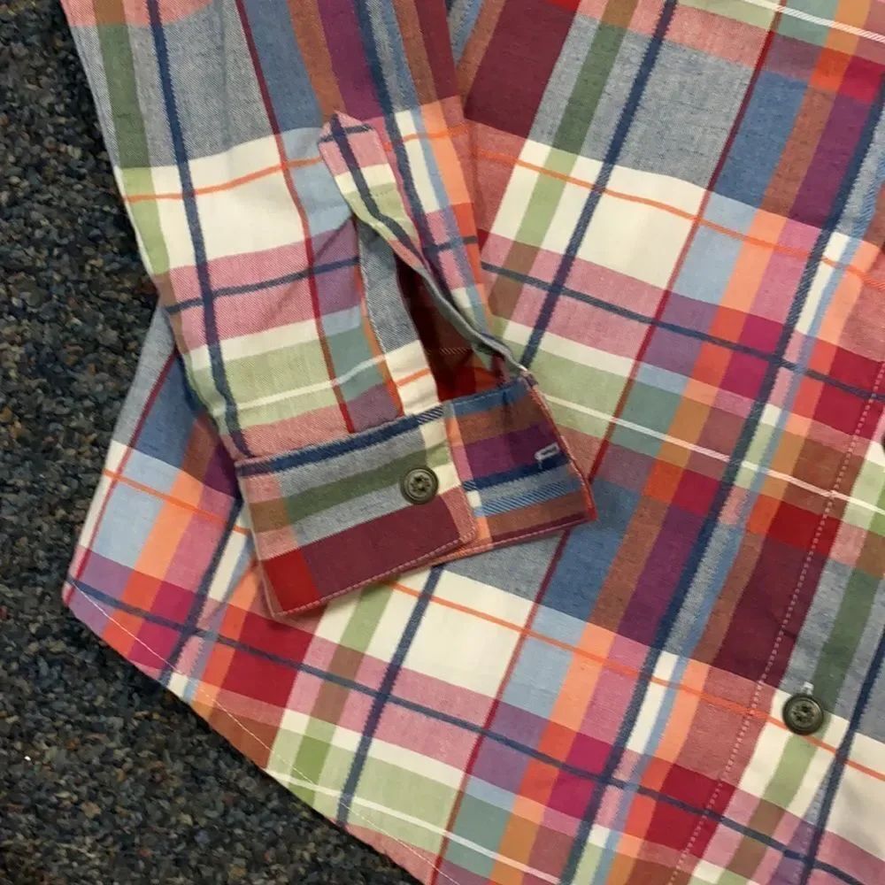 Alfred Dunner Plaid Button Down Shirt sz.8 petite - Picture 3 of 4